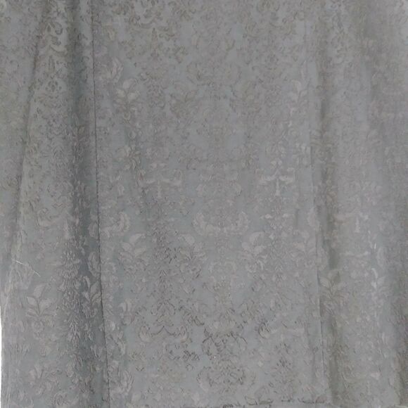 Mossimo Black Brocade Lace Pencil Skirt - Picture 2 of 5